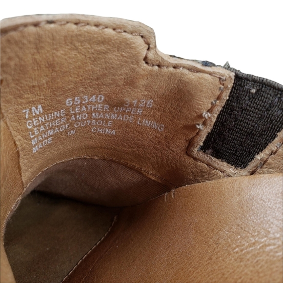 Timberland | Comforia Brown Leather Crepe Sole Slip On Clogs Mules Women's 7 - Picture 11 of 12